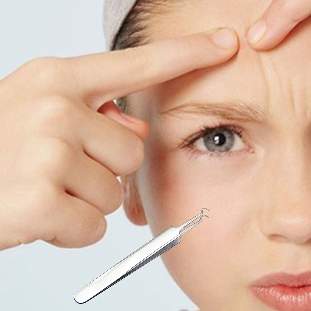 Stainless Steel Curved Acne Clip Remover