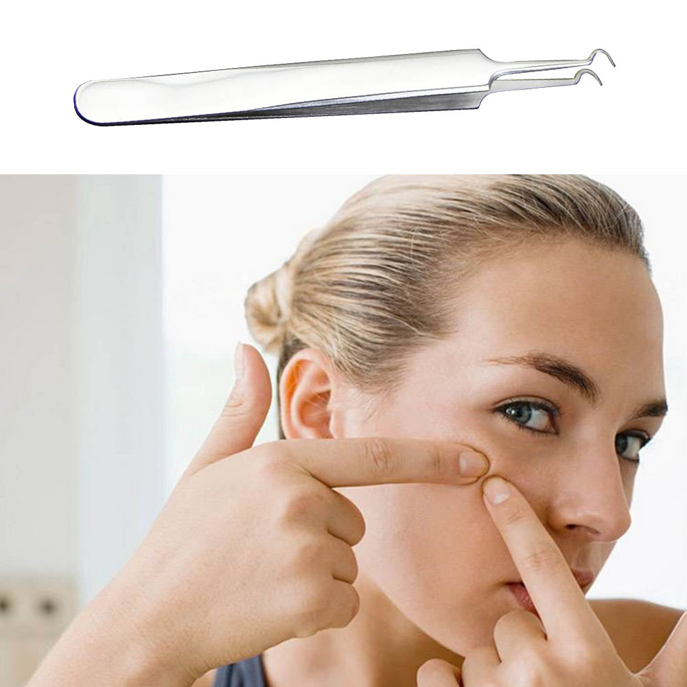 Stainless Steel Curved Acne Clip Remover