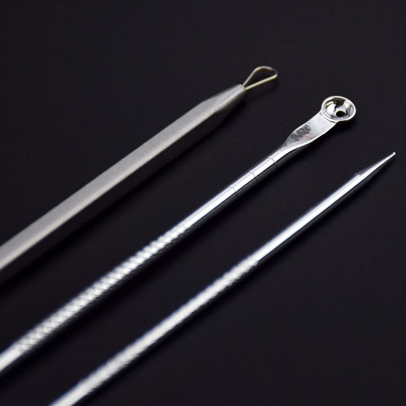 Silver Acne Tool Blemish Extractor