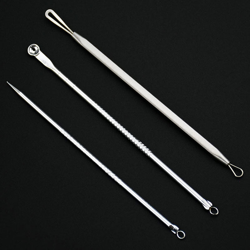 Silver Acne Tool Blemish Extractor